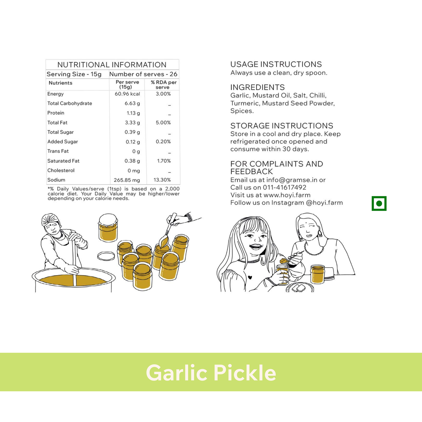 Bestseller Pickles - Sweet lime, chilli and garlic
