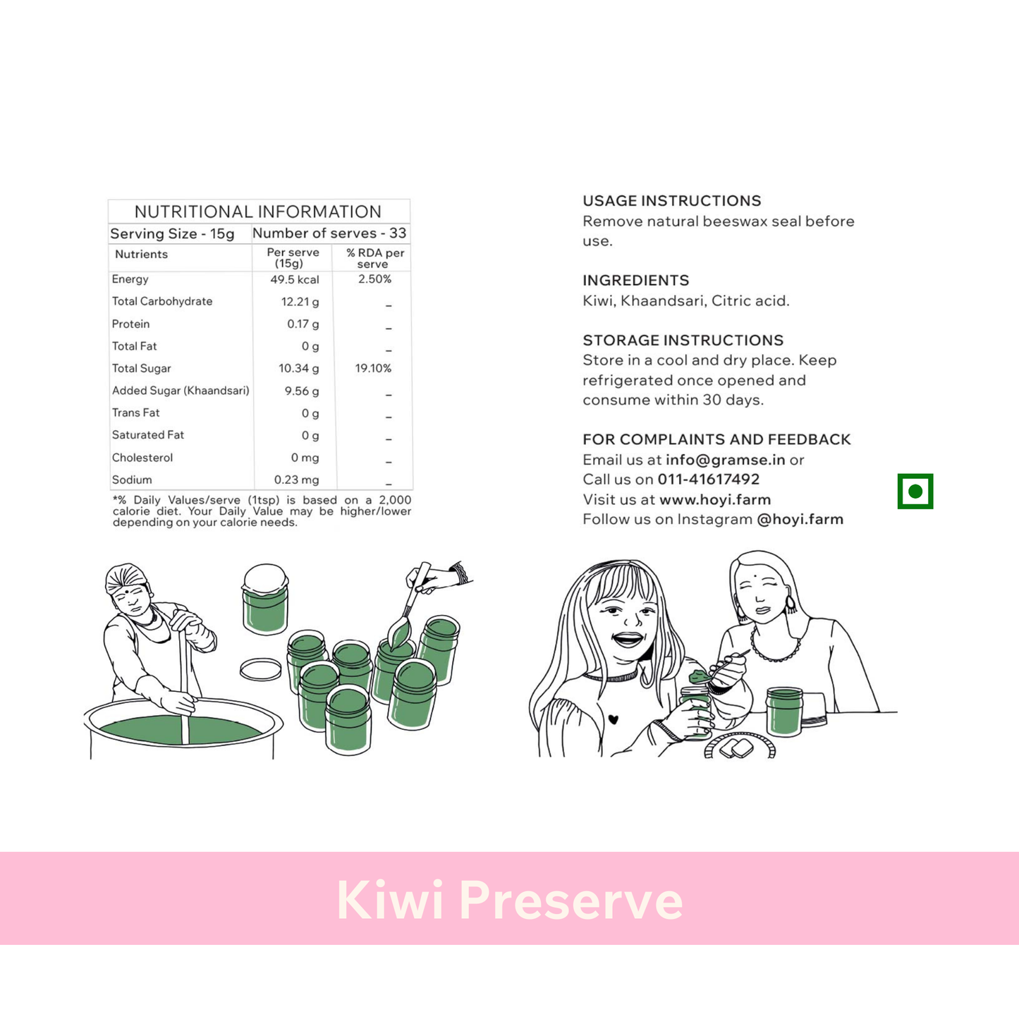 Bestseller Preserves - Strawberry, Orange and Kiwi