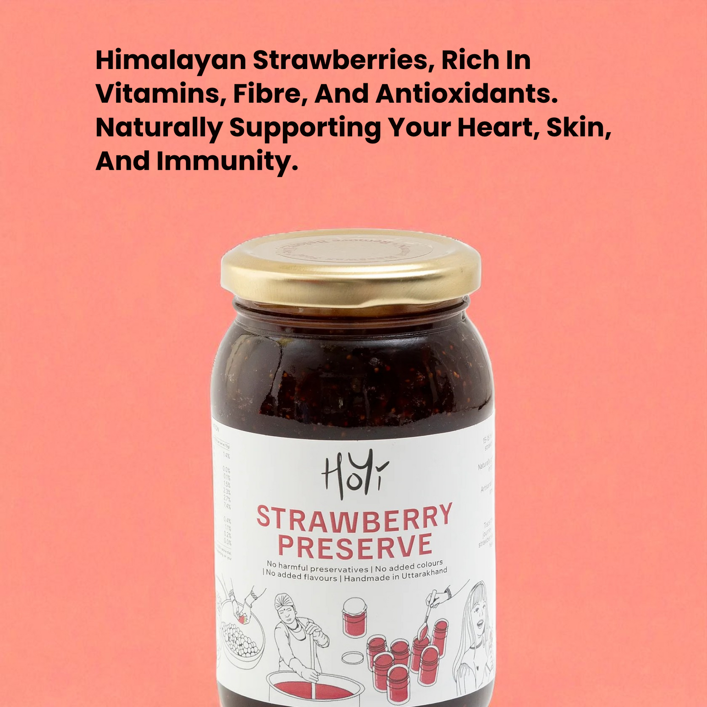 Strawberry Preserve - With fresh juicy chunks