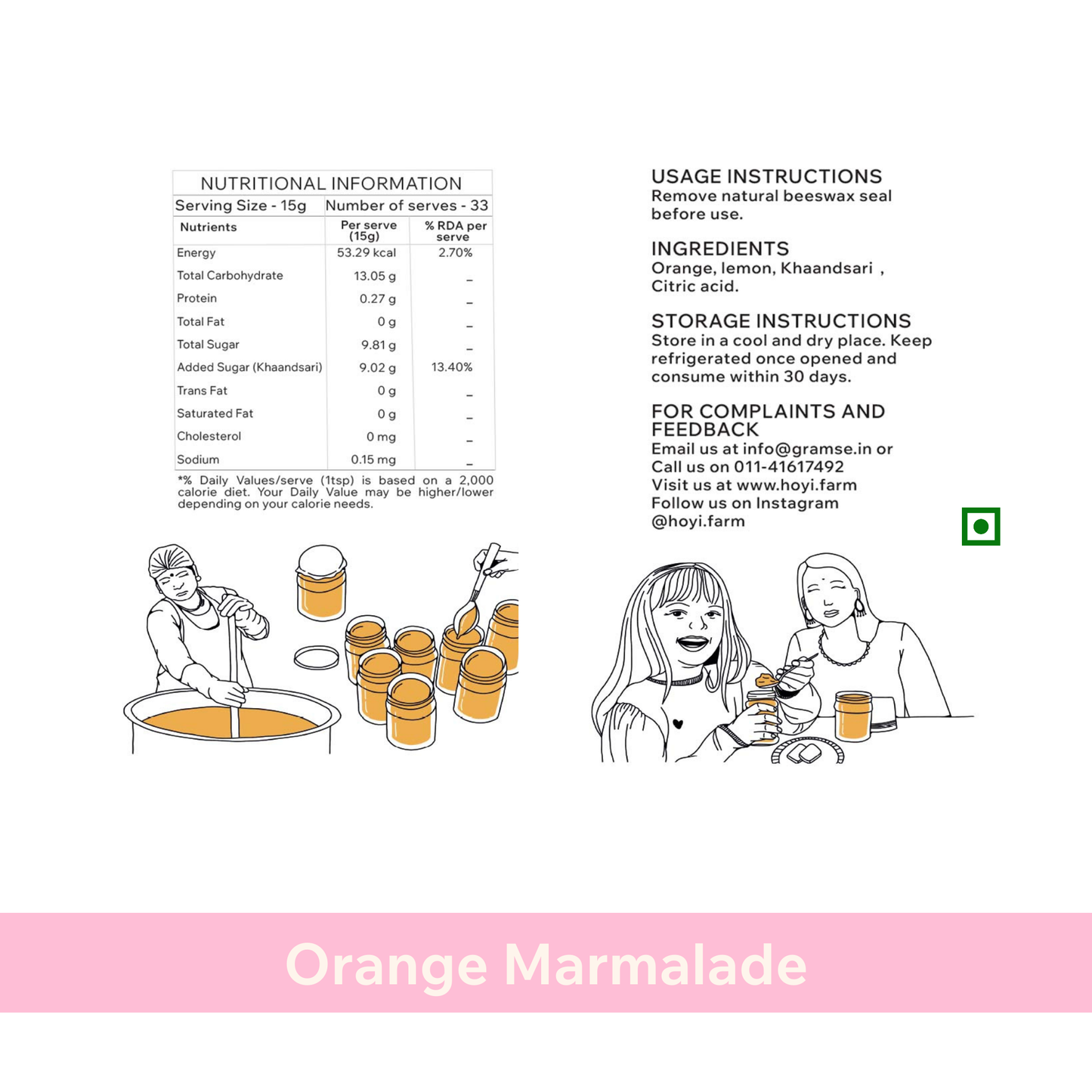 Bestseller Preserves - Strawberry, Orange and Kiwi