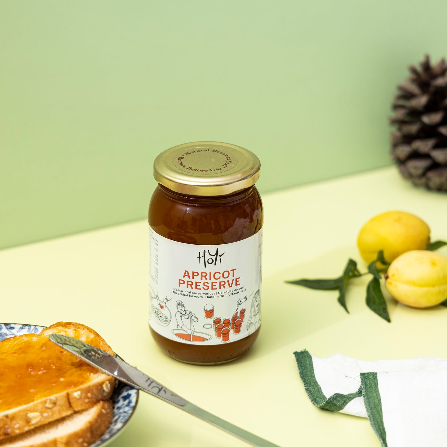HoYi Apricot Preserve (470gms) Handmade and Organic (Creative)