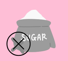 No refined sugar