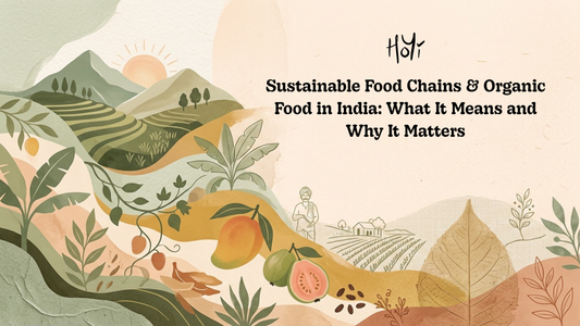 Sustainable Food Chains & Organic Food in India: What It Means and Why It Matters