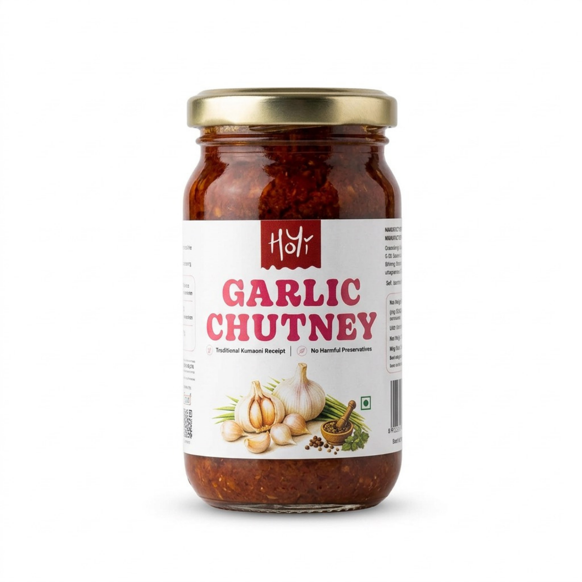 Chilli Garlic Chutney - Authentic Kumaoni Style - 200 g