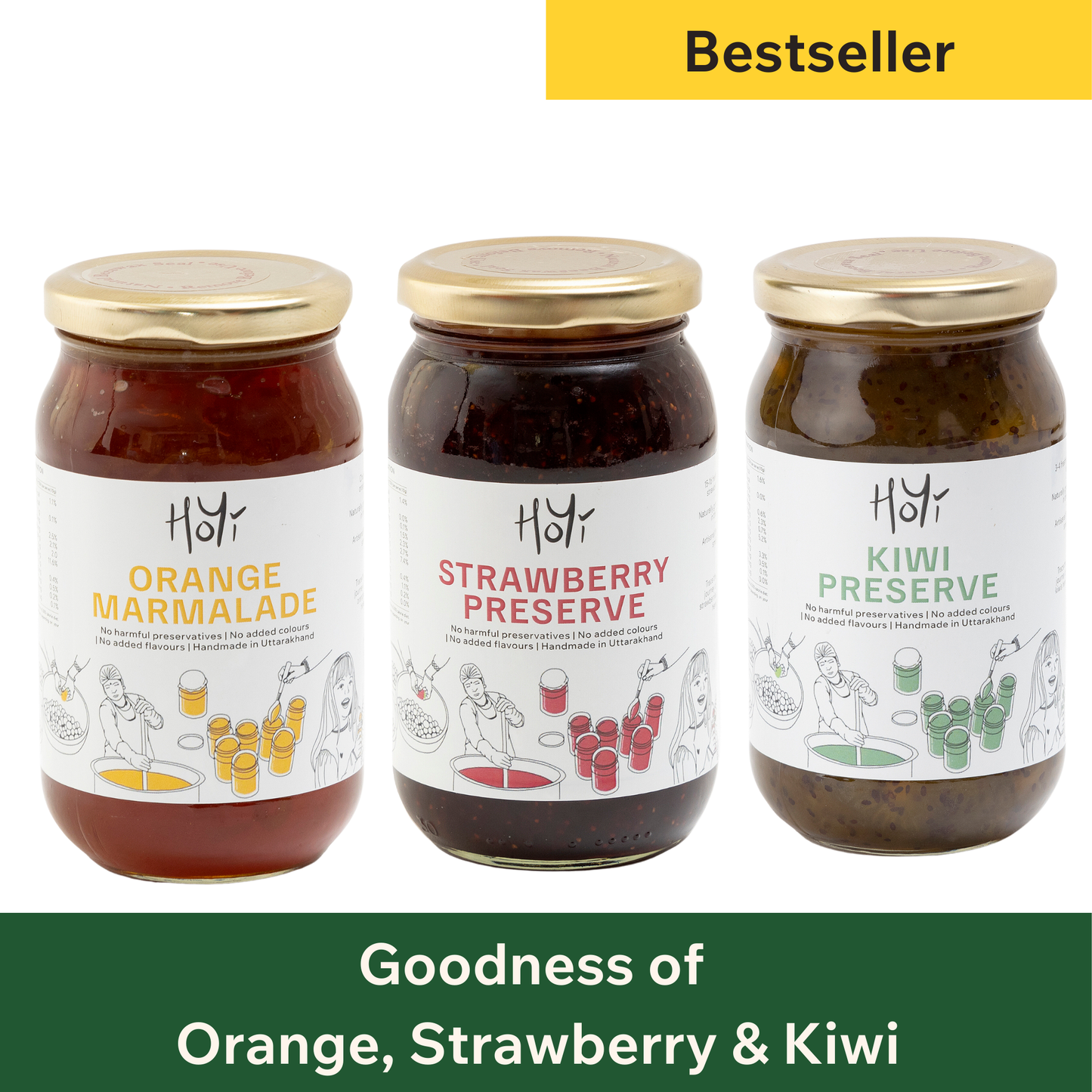 Bestseller Preserves pack of 3