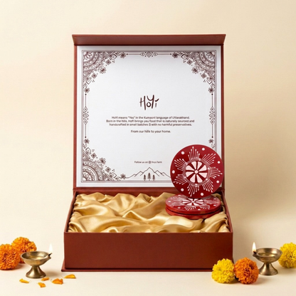Build Your Own Box for Gifting -| Pack of 3 customized assortment + 4 Aipan Painted Coasters