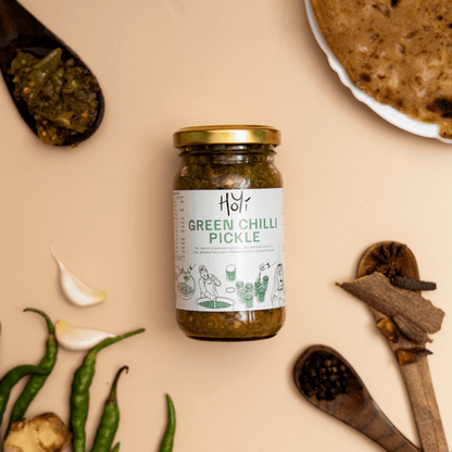 Green chilli pickle