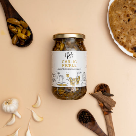 HoYi Garlic Pickle (400gms) Handmade and Organic (Creative)