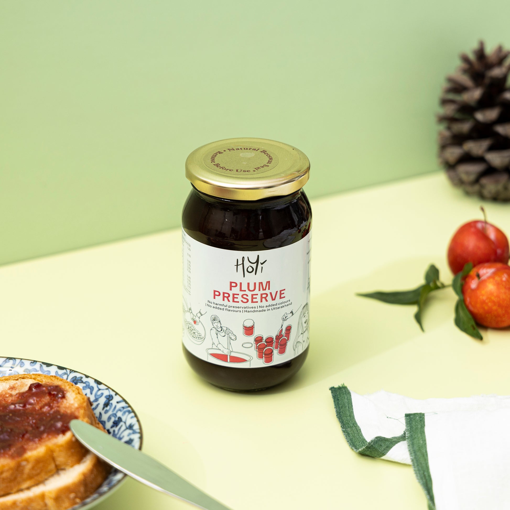 HoYi Plum Preserve (470gms) Handmade and Organic (Creative)