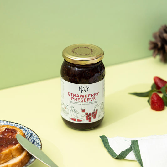 HoYi Strawberry Preserve (480gms) Handmade and Organic (Creative)