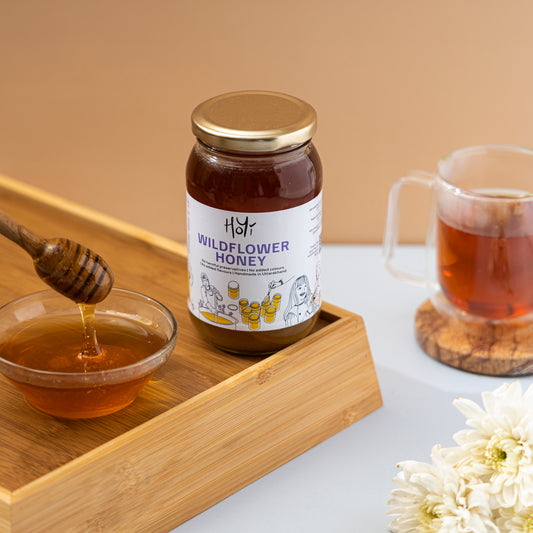 HoYi WildFlower Honey 500 gm Handmade and Organic (Creative)