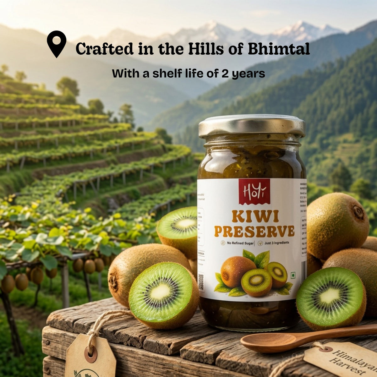 Kiwi Preserve - Loaded with Fresh Kiwi Chunks