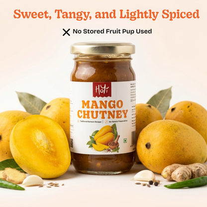 Mango Chutney - Fresh chunks, sweet and spicy