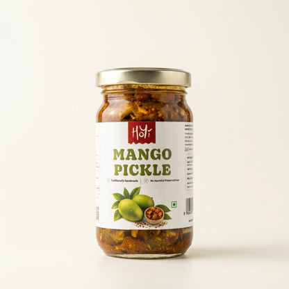 Mango Pickle - Freshly crushed spices, mustard oil used