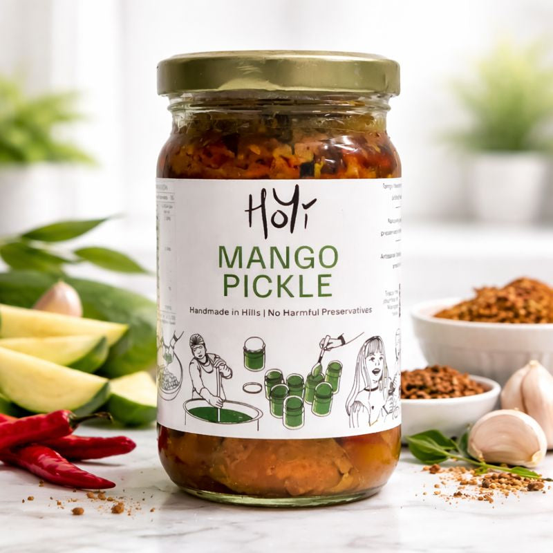 HoYi Mango Pickle. Traditional handmade pickle, with mustard oil