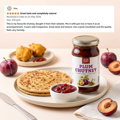 Plum Chutney - Kumaoni Recipe, Sweet and Spicy