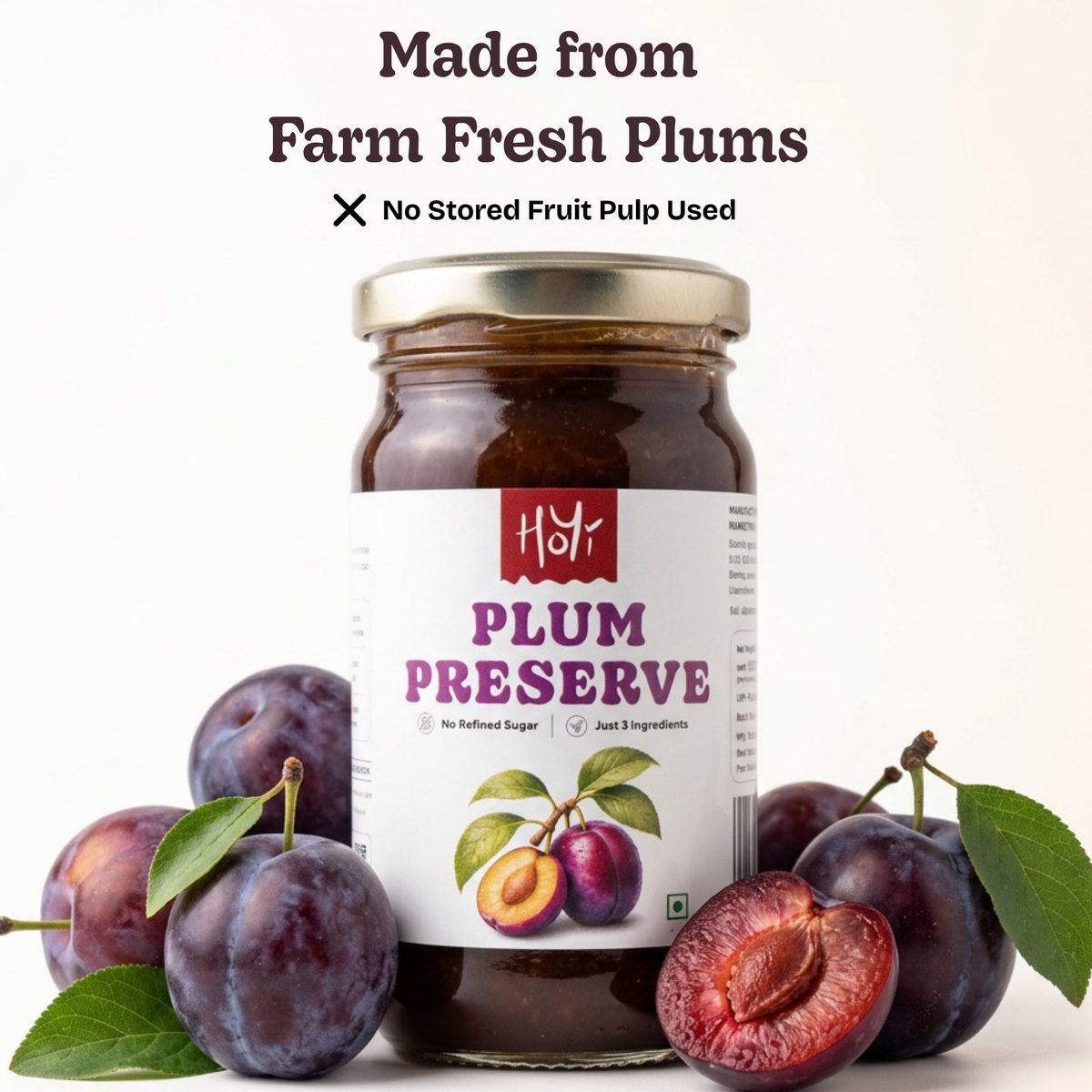 Plum Preserve - Fresh Himalayan Juicy Plum
