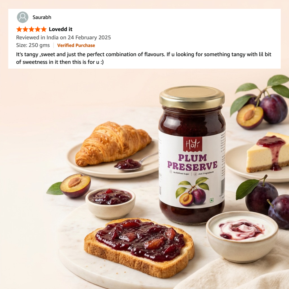 Plum Preserve - Fresh Himalayan Juicy Plum