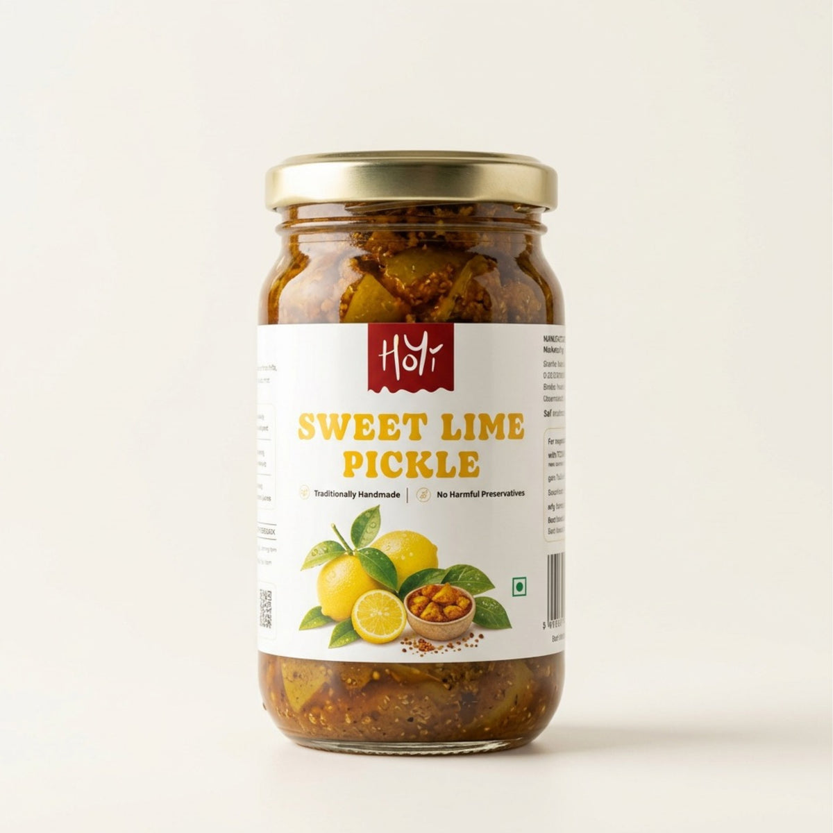 Sweet Lime Pickle - Traditional recipe, freshly crushed spices