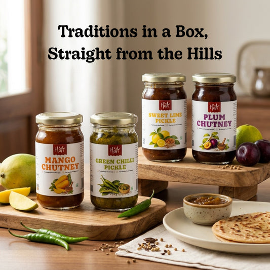 Ultimate Traditional Flavors Combo – Pack of 4 Chutneys & Pickles