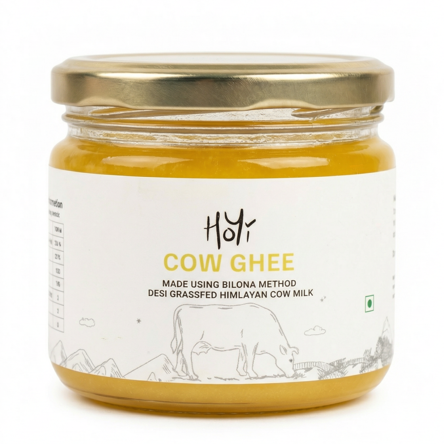 Small batch A2 cow ghee prepared using traditional bilona method. 