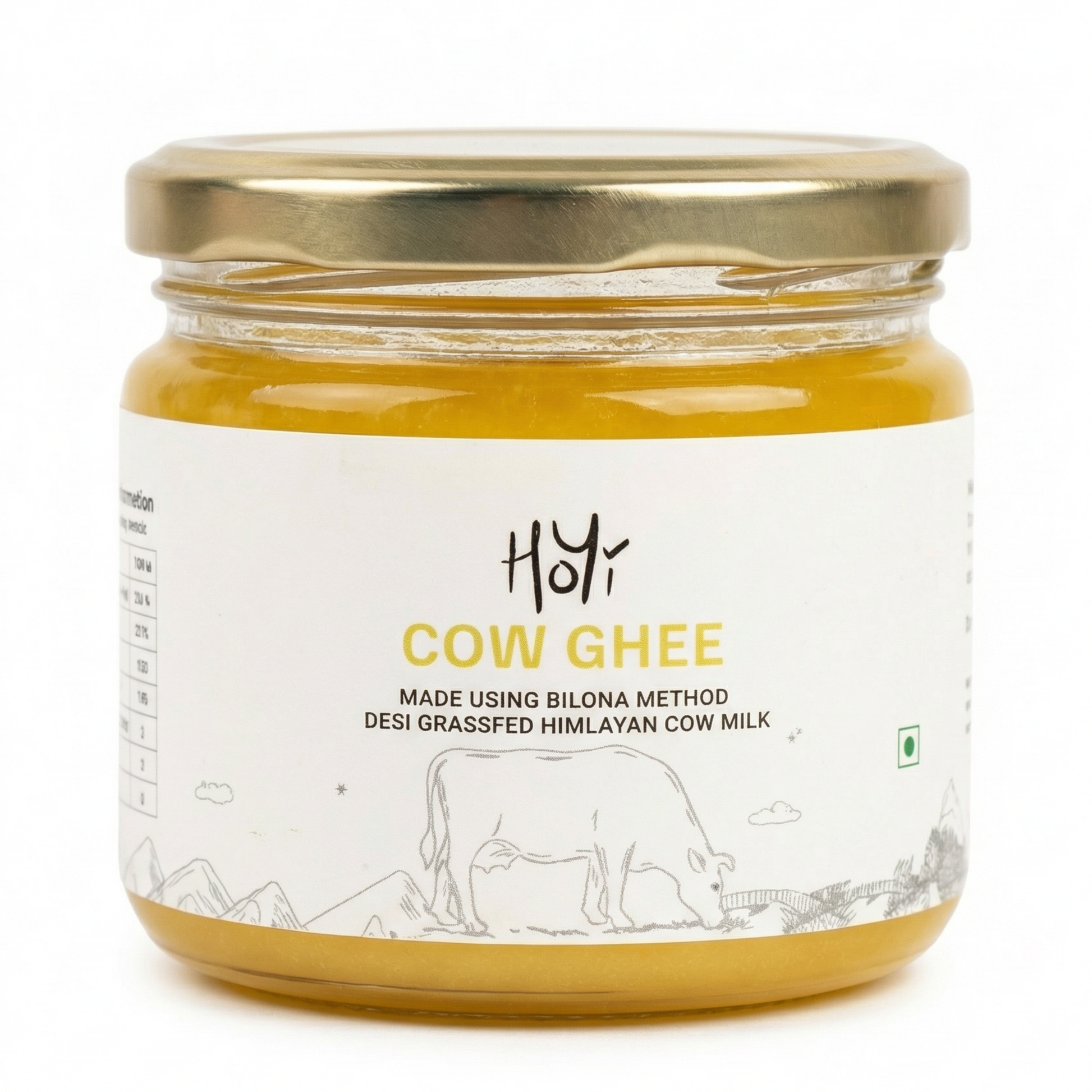 Small batch A2 cow ghee prepared using traditional bilona method. 