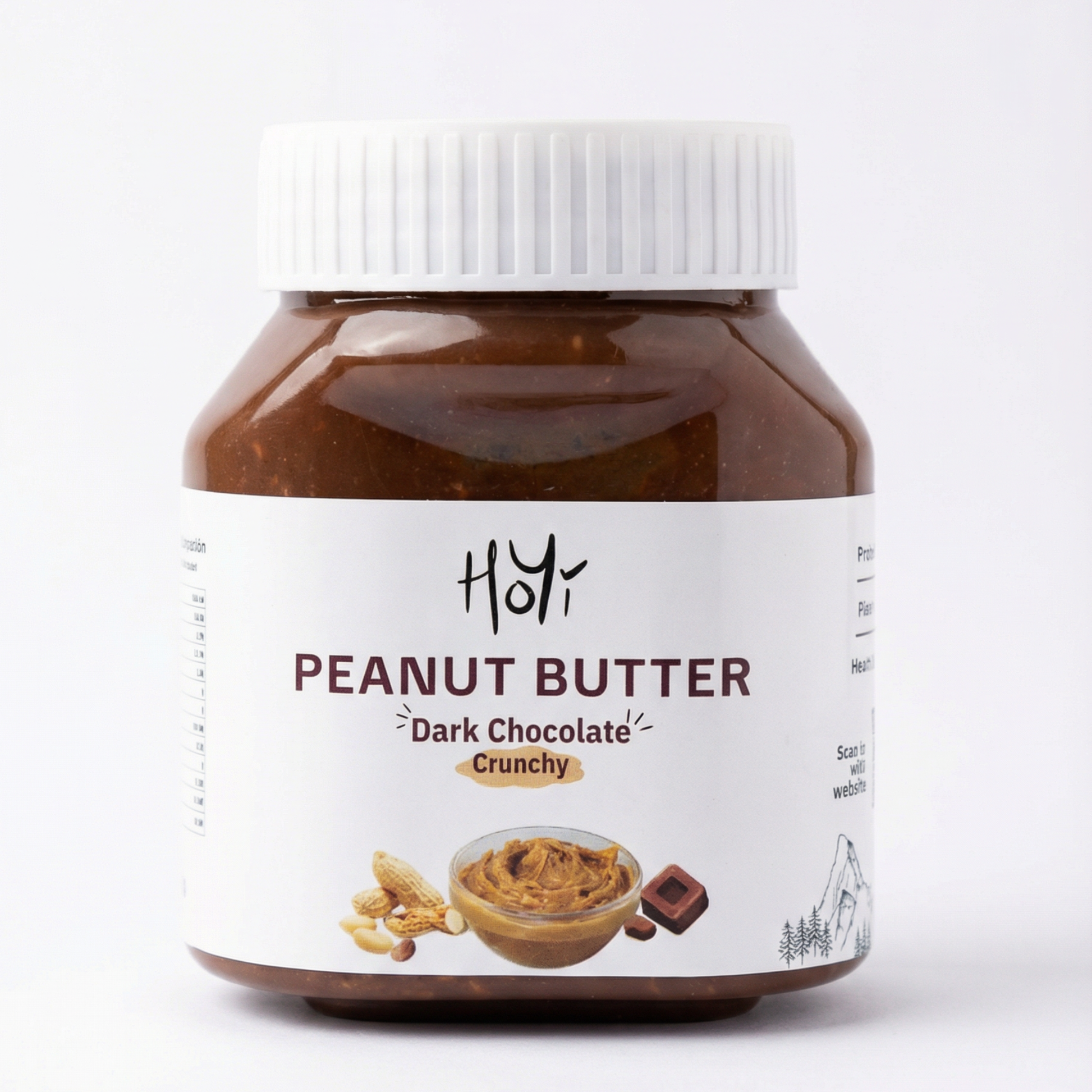 Clean label peanut butter by HoYi. No Palm Oil. Naturally Good Fats and Protien