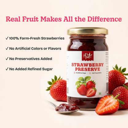 Strawberry Preserve - With fresh juicy chunks